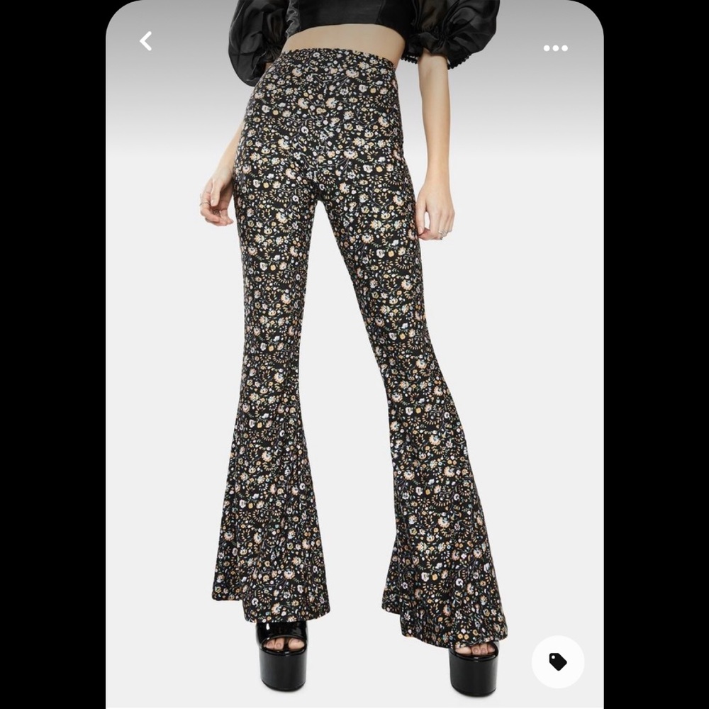 Selkie The Spirit Floral Bell Bottoms XS